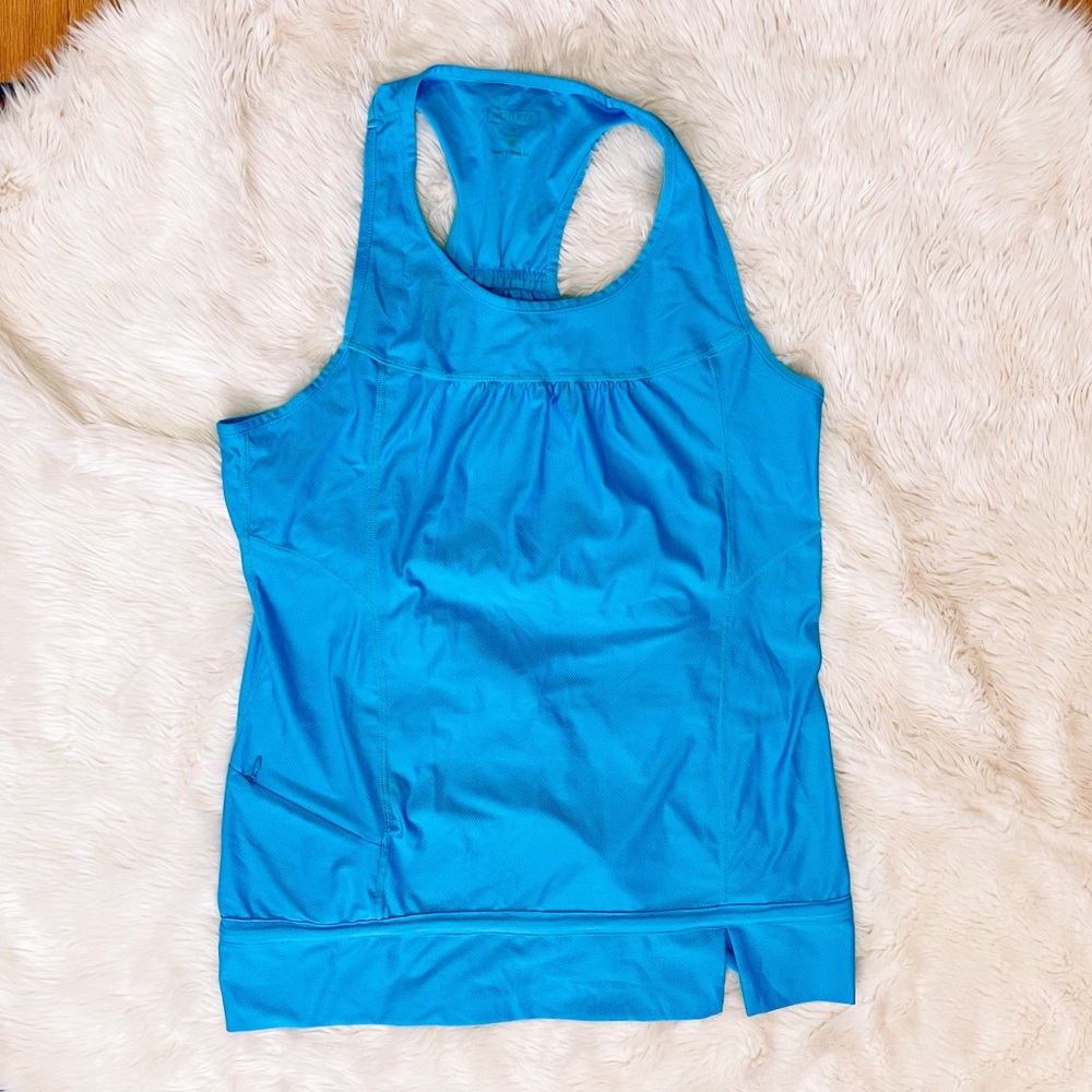 Athleta light blue Racerback tank top